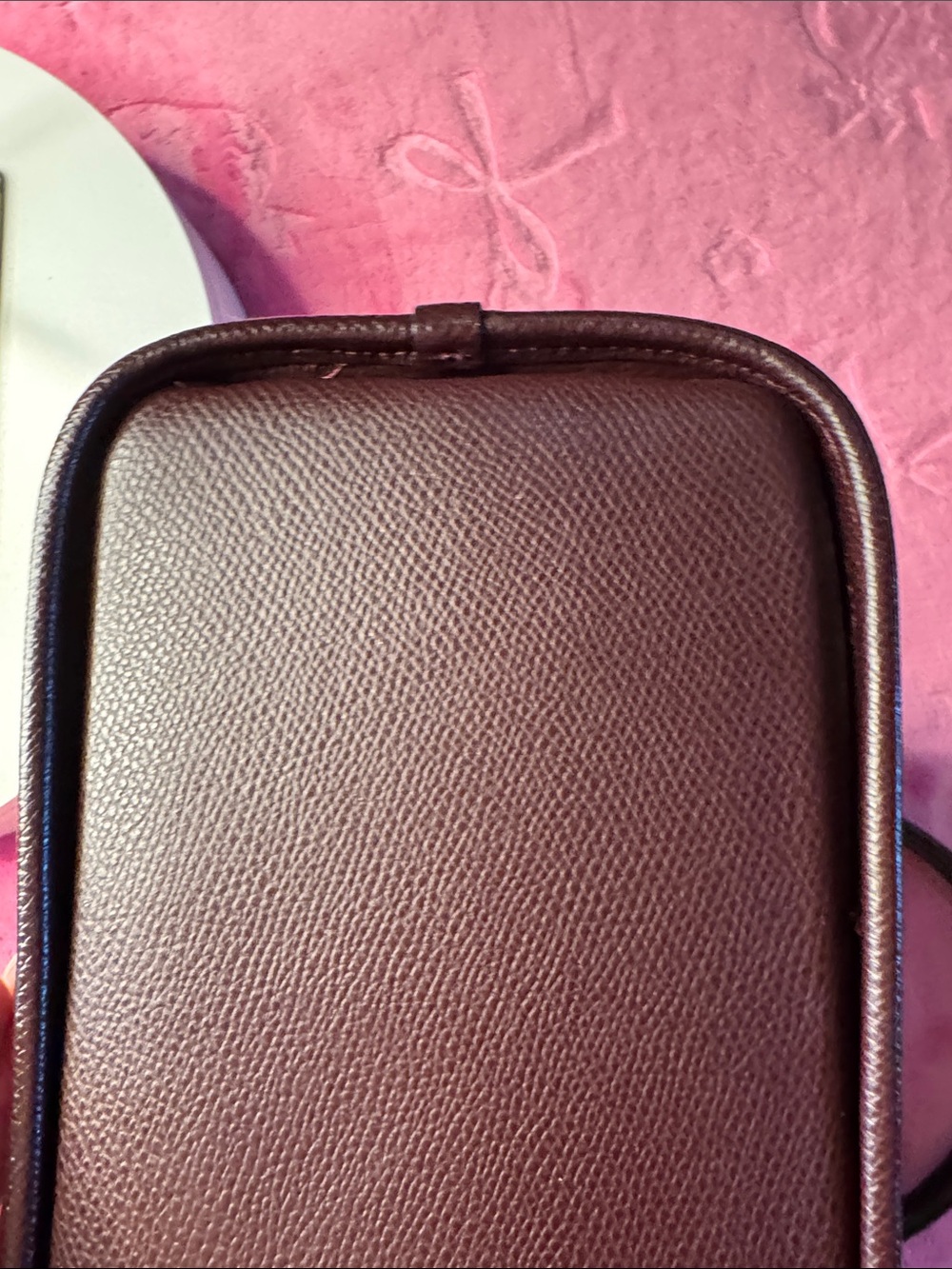 Coach Metallic Purple Pebbled Dome Satchel Gold Chain Strap Excellent - Picture 10 of 15